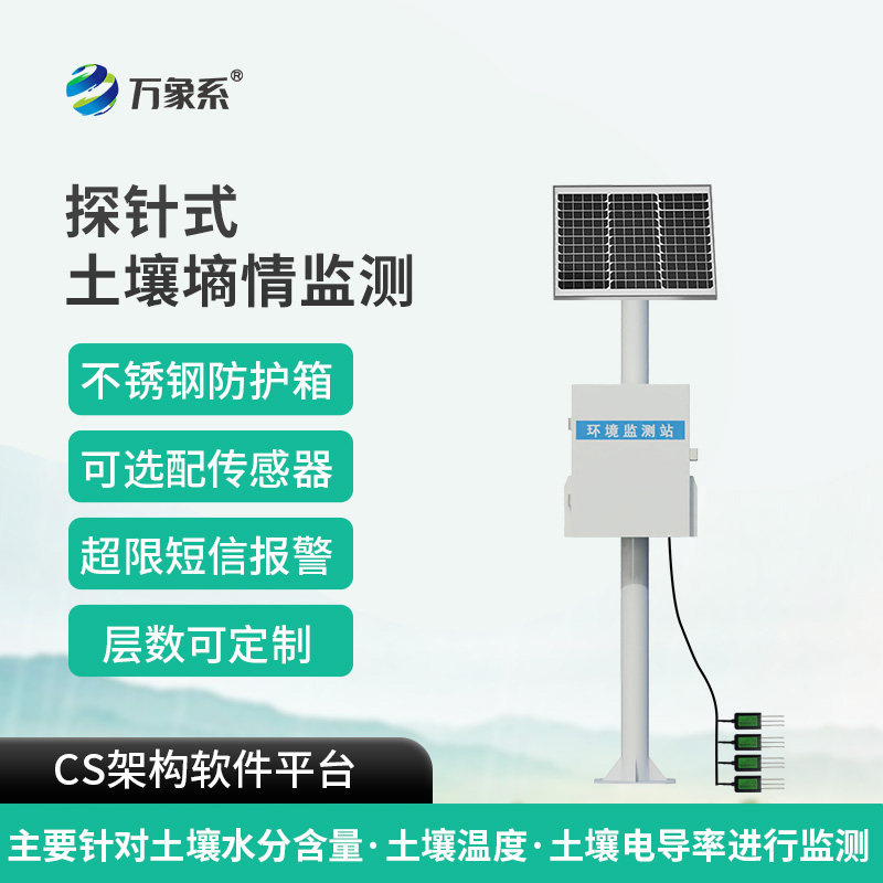 探針式多點土壤水分監測系統，不挖土也能知旱澇？